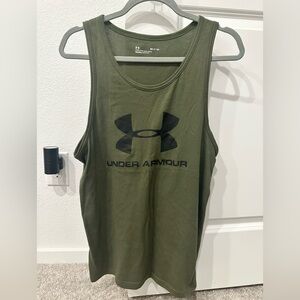 Under Armour Olive Green Sleeveless Top